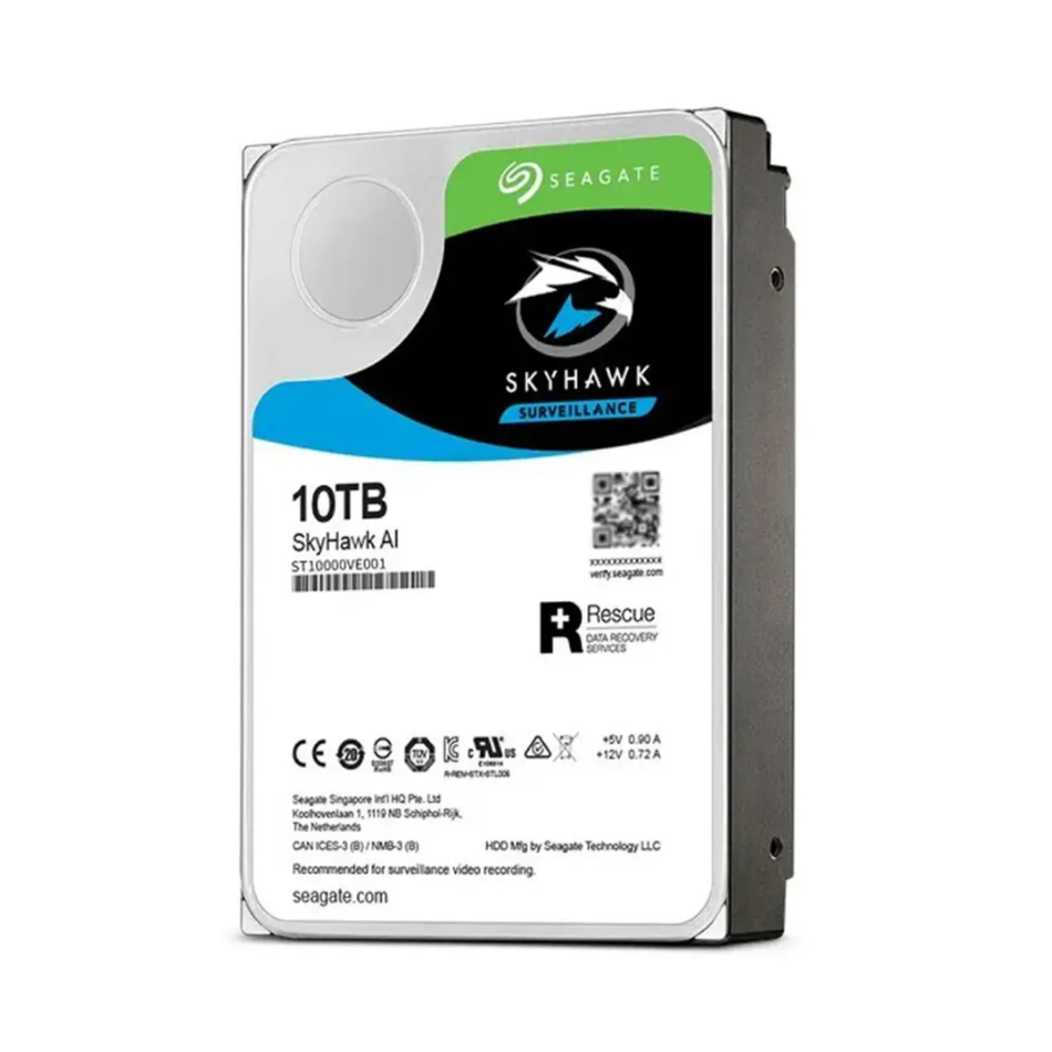 SEAGATE ST10000VE001 - ALMACENAMIENTO - DISCO DURO 10TB SKYHAWK 3.5