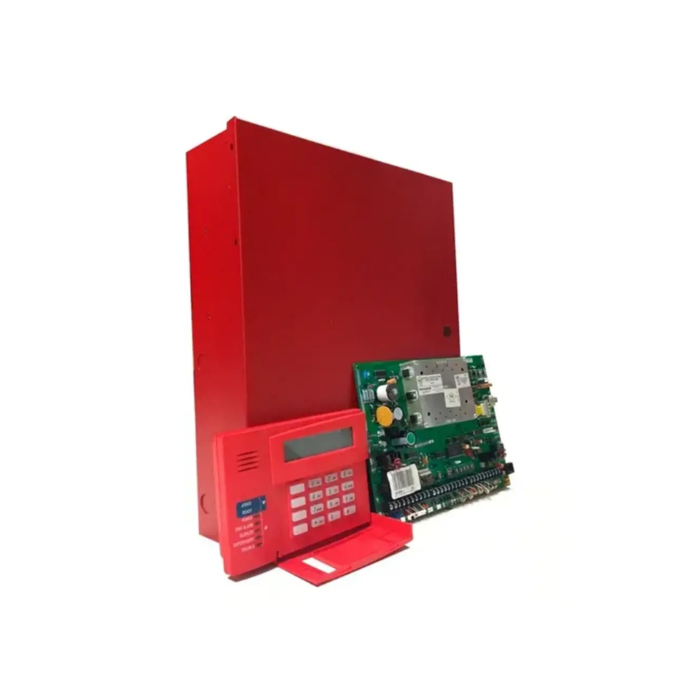 RESIDEO VISTA128FBPT-KT Kit Panel Hibrido contra Incendio 128 Zonas Inc Fuente Tarjeta Teclado LCD