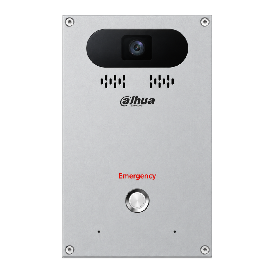 DAHUA DHI-VTA2501G TERMINAL IP DE LLAMADA DE EMERGENCIA 1 BOTON - CAMARA 4 MP - AUDIO BIDIRECCIONAL - POE - MICRO SD - IP65 - IK10