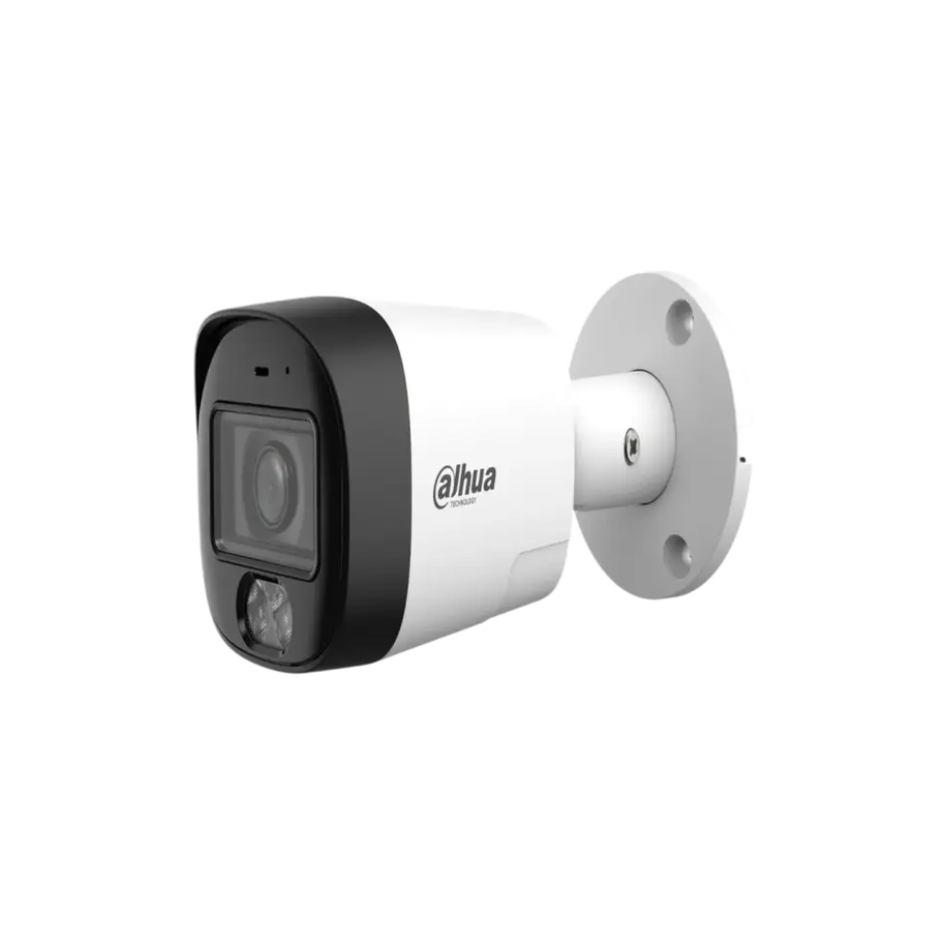 DAHUA DH-HAC-HFW1500RMN-IL-T CAMARA HDCVI BULLET METAL 5 MP - 2.8 MM - SMART DUAL LIGHT - TWO-WAY TALK - 4EN1 - IP67 - 12 VDC