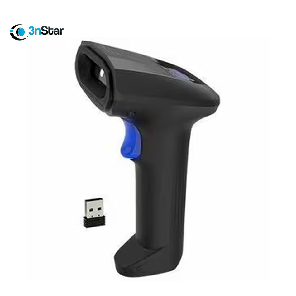 Escaner de código de barras 3nStar SC415BT Negro Cable/Inalámbrico Conectividad USB