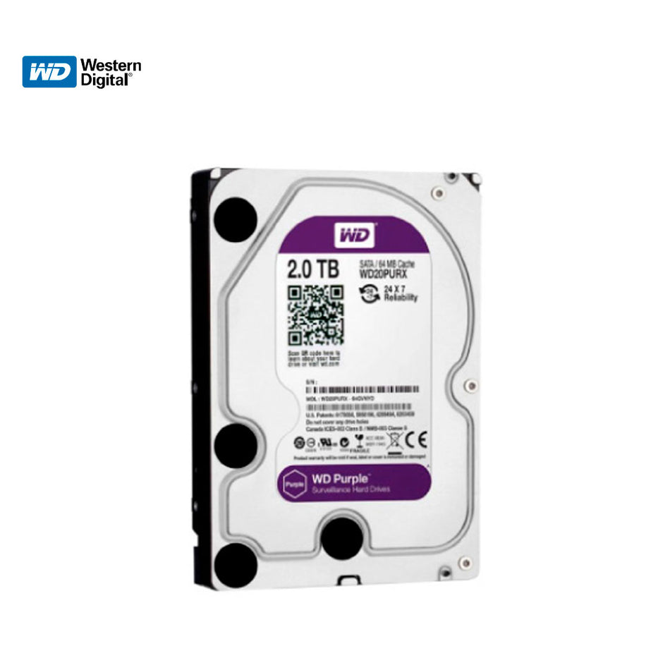 WD SE-HDD2TB DISCO DURO PURPLE WD 2 TERAS SATA