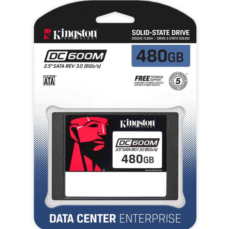 SSD Kingston DC600M 480GB, SATA Rev. 3.0 (6Gb/seg), 2.5