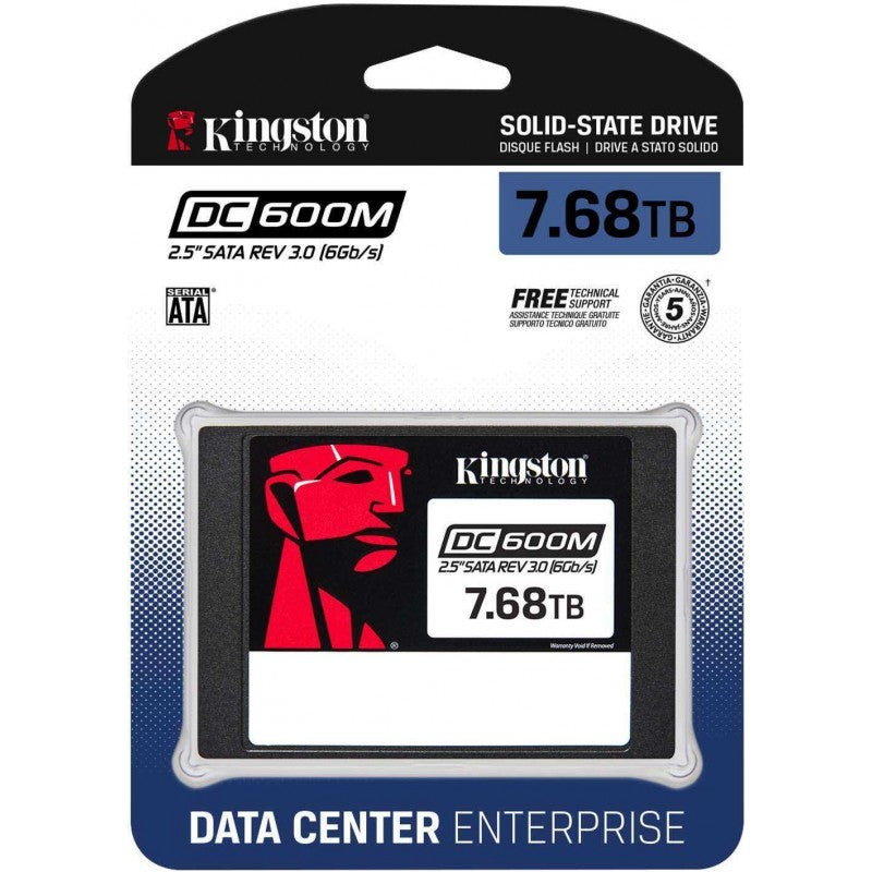 SSD Kingston DC600M 7680GB, SATA Rev. 3.0 (6Gb/seg), 2.5"