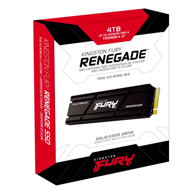 SSD Kingston SFYRDK/4000G FURY Renegade 4TB, M.2 2280 PCIe 4.0 x4 NVMe.
