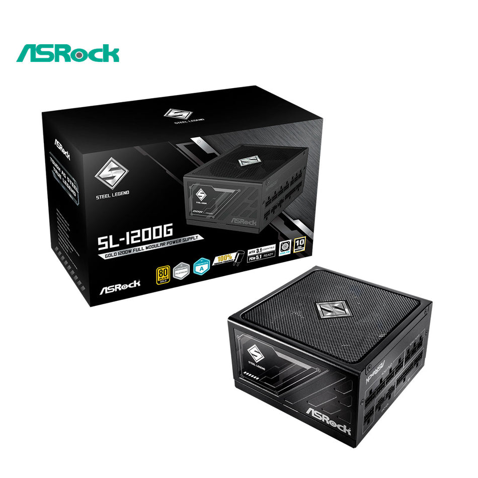 Fuente de alimentación AR SL-1200G 80+G FM Negro