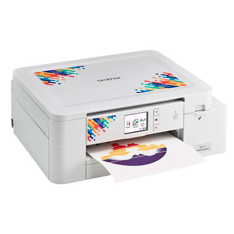 Impresora de sublimación de tinte Brother SP-1, Color, 45ppm, 2.7" Tactil LCD, WiFi, USB