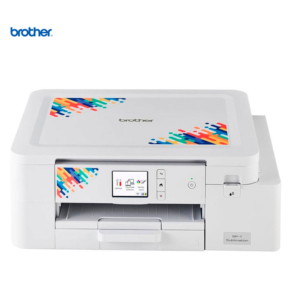 Impresora de sublimación de tinte Brother SP-1, Color, 45ppm, 2.7" Tactil LCD, WiFi, USB
