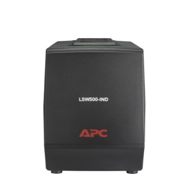 Estabilizador de energia 250W 500VA APC LSW500-IND regulador de voltaje contra altas tensiones electricas APC LINE-R 3 salidas universales 230V