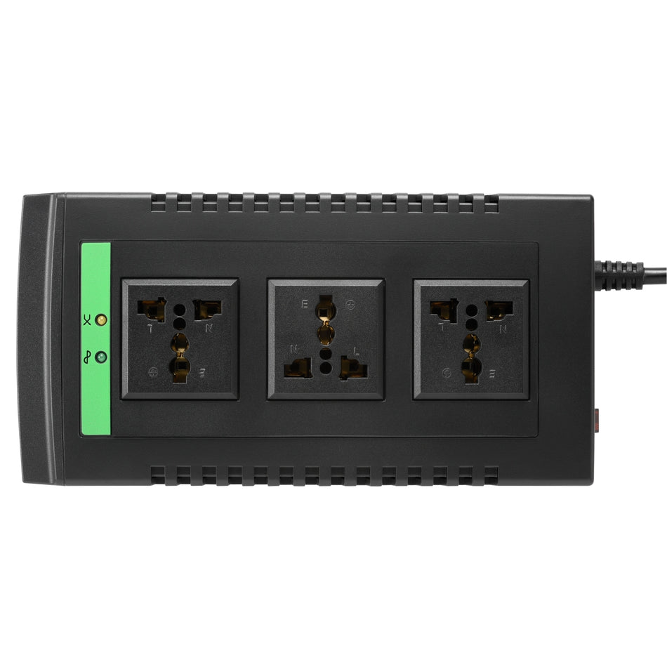 Estabilizador de voltaje 600w 1200va APC LSW1200-IND regulador contra altas tensiones APC LINE-R 3 salidas universales 230v