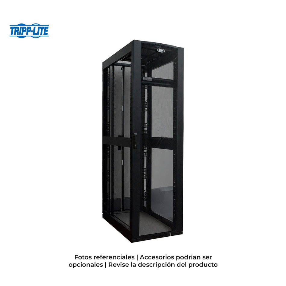 TRIPP LITE SR45UB Gabinete de Piso 45 RU; 212 x 60 x 109 cm; con puertas de malla y paneles laterales
