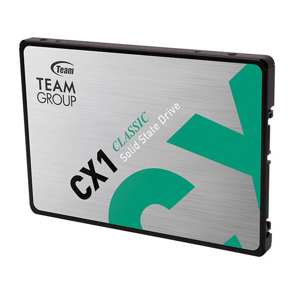 Unidad de estado solido Teamgroup CX1, 480GB, SATA 6.0 Gb/s, 2.5", ECC, DC +5V