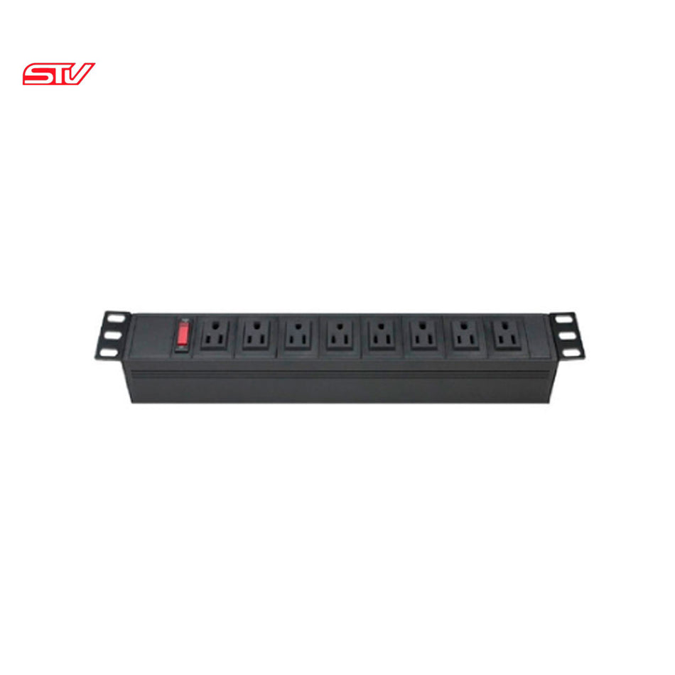 STV ST-MULTITOMA REGLETA DE 8 ENTRADAS 15AMP/125VAC