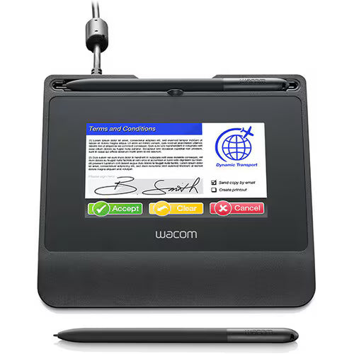 Almohadilla digital para firma Wacom STU-540 Active Area Cableado 12.7cm 5" LCD 800x480 USB PPI2540 LPI