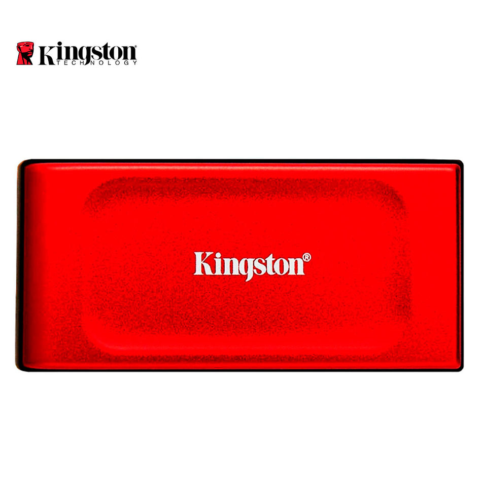 SSD externa Kingston XS1000, 1TB, USB 3.2 Gen 2 Tipo-C, Color Rojo