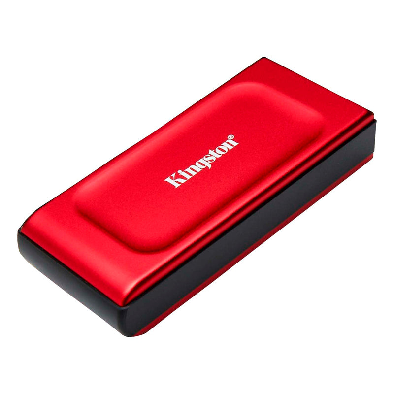 SSD externa Kingston XS1000, 2TB, USB 3.2 Gen 2 Tipo-C, Color Rojo