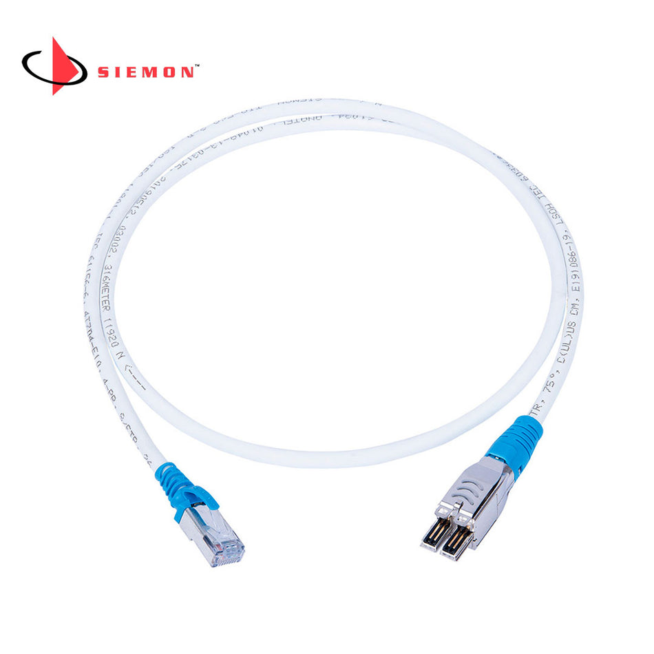 SIEMON T4A-S01M-B06L PATCH CORD TERA/RJ45 4 PARES LSZH 1M AZUL