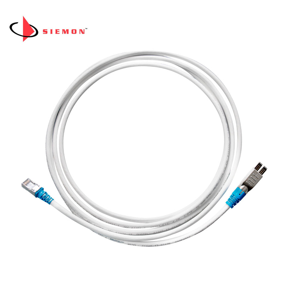 SIEMON T4A-S03M-B06L, Cable de conexión tera-rj45 4 pares lszh 3m azul