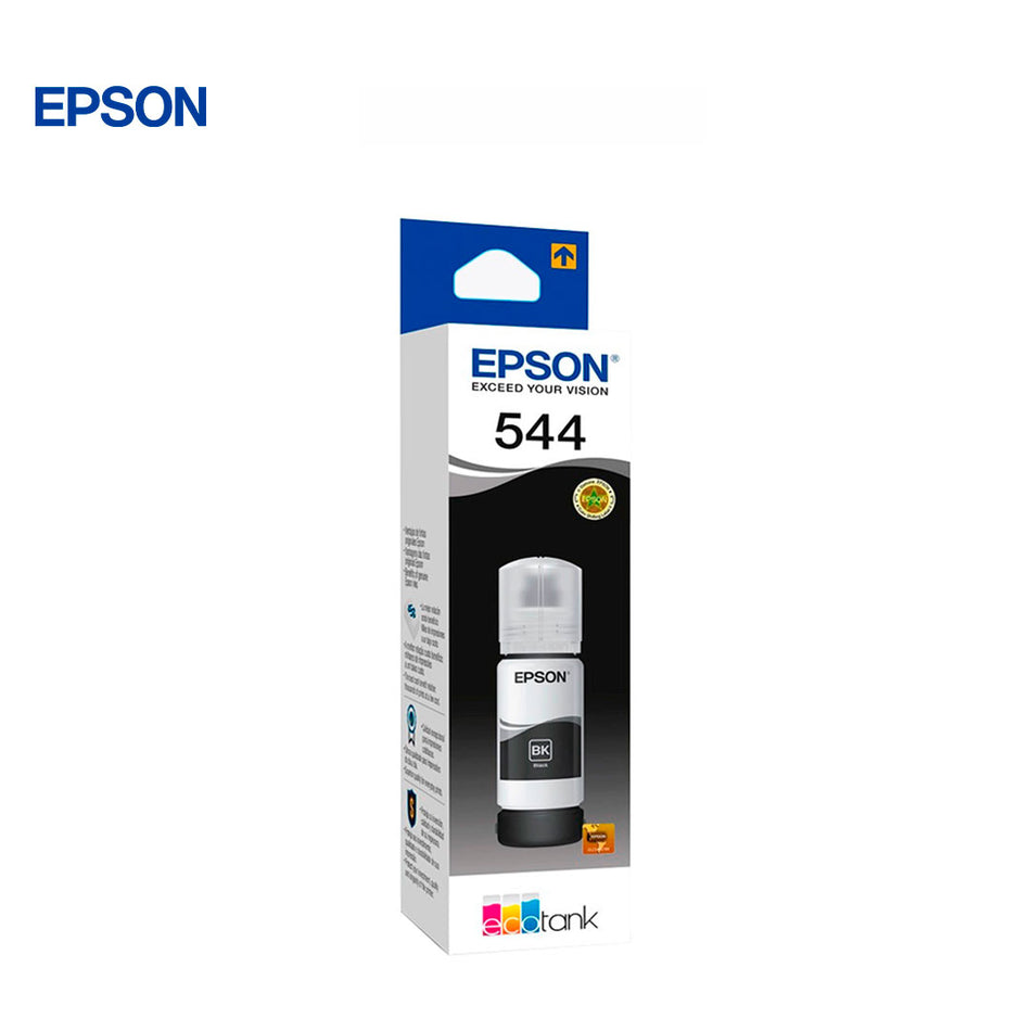 Botella de tinta EPSON T544120-AL, color Negro, contenido 65ml