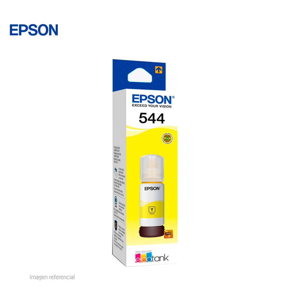 Botella de tinta EPSON T544420-AL color Amarillo contenido 65ml