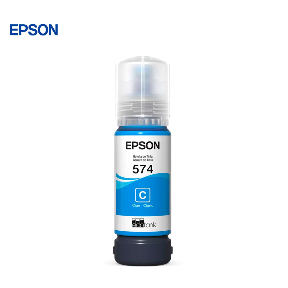 Botella de Tinta EPSON T574220-AL Cian para Impresora L8050
