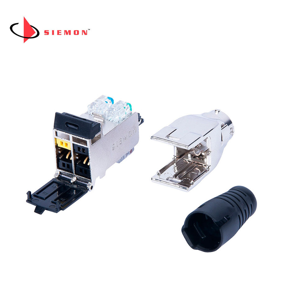 SIEMON T7F-01-1, Jack cat7a blindado, con Puerta Protectora.