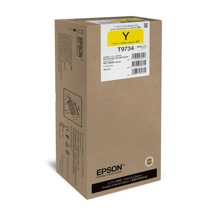 Bolsa de tinta EPSON DURABrite Pro T973420, color Yellow