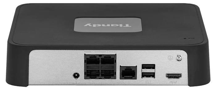 TIANDY TC-R3104 NVR PoE 4 Canales 6MP 60mbps 1HDD ONVIF