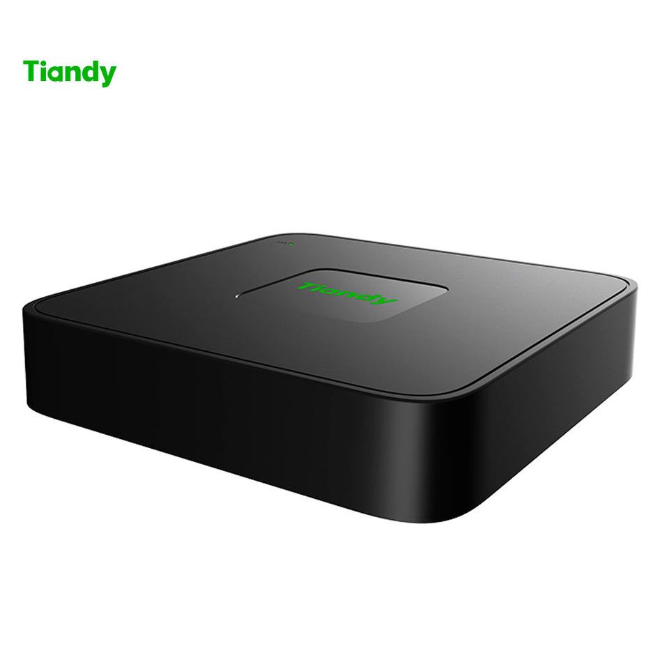 TIANDY Grabador NVR PoE 8 canales, 1 HDD hasta 8 TB, ONVIF