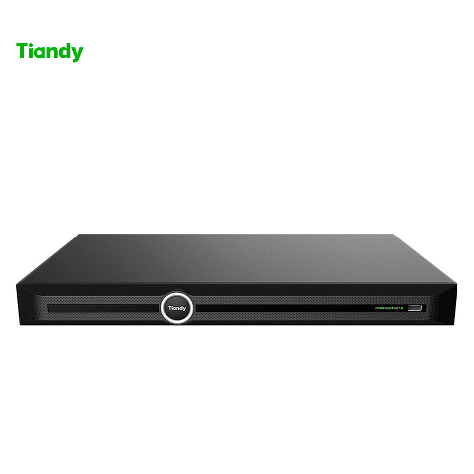 TIANDY Grabador NVR 40 canales, 2 HDD hasta 10 TB, ONVIF, salidas RS232, RS485 y de alarma