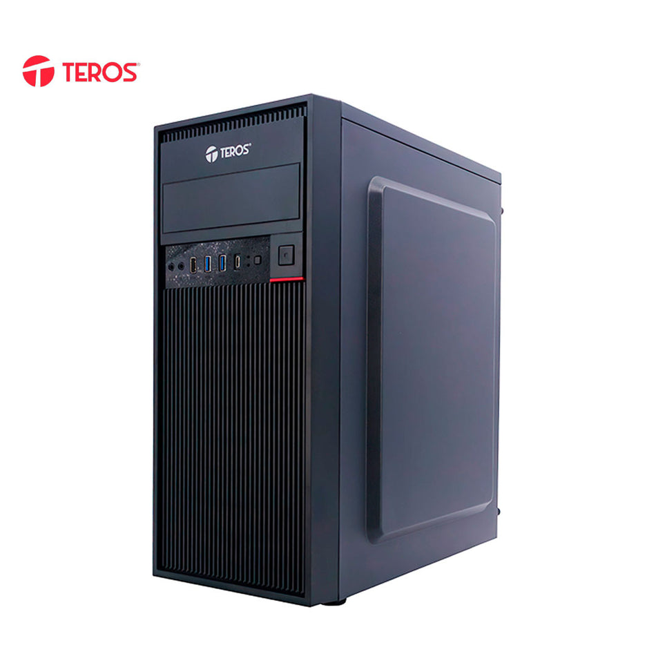 Case Gamer Teros TE-1319G, Mid Tower, 450W, USB 3.0 / 2.0, Audio, Negro