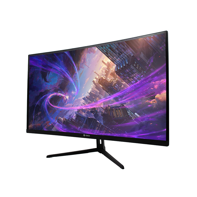 Monitor curvo TEROS TE-2732S 27" FHD VA 100Hz 1ms HDMI DP negro