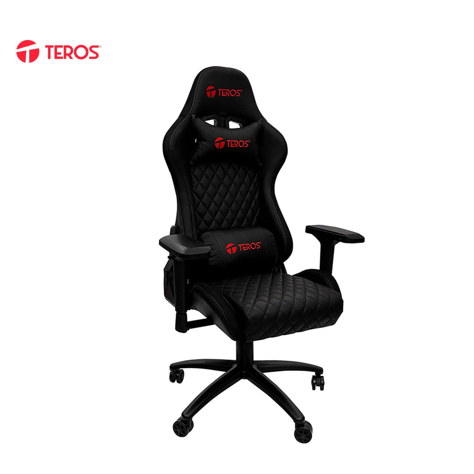 Silla gamer TEROS TE-8121N, negro