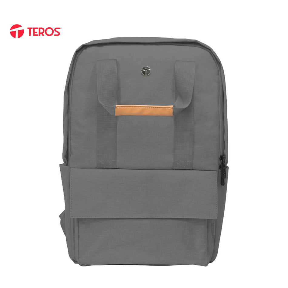 Mochila Teros City II TE-9028GR, para Notebooks de hasta 15.6" Color Gris