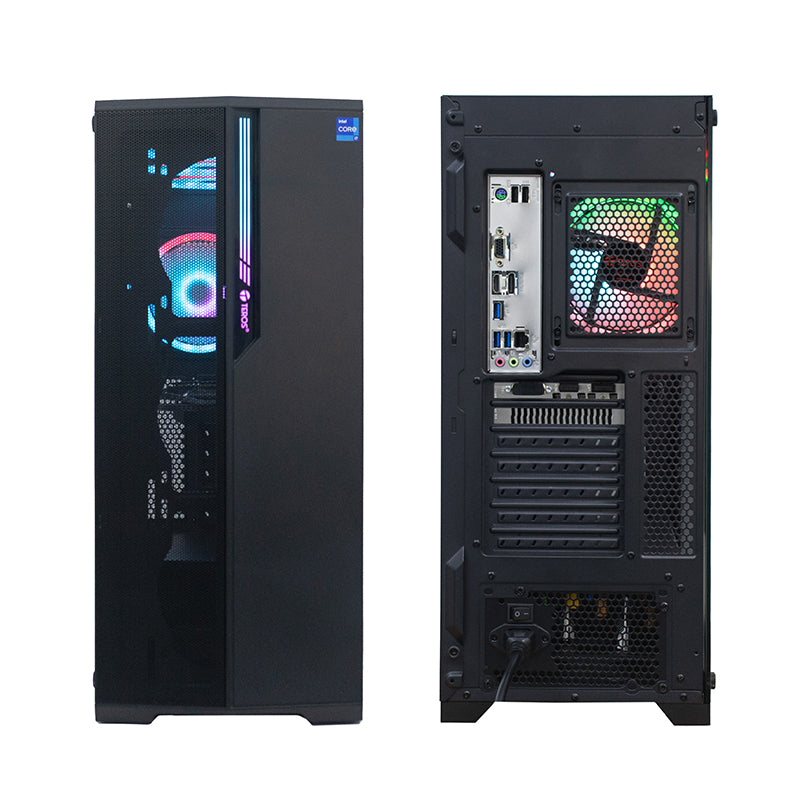 PC TEROS TE-9001G, Core i7 14700F 2.1/5.4GHz, 16GB DDR4-3200, RX 7600 8GB, Ubuntu, Negro