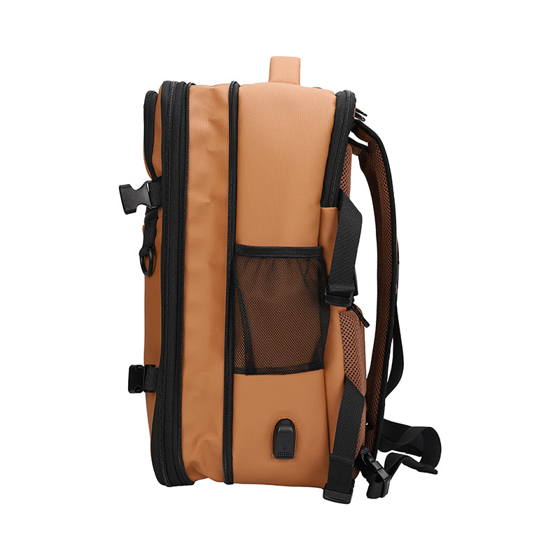 Mochila Travel Teros TE-9038BW, para Notebooks de hasta 15.6", Color Brown