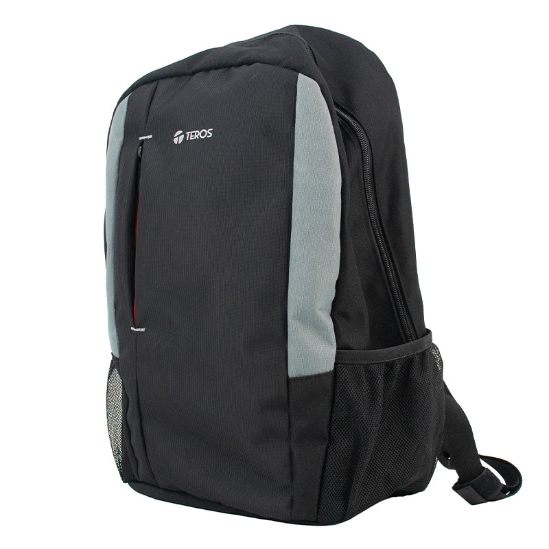 Mochila Teros TE-9040BS, para Notebooks de hasta 15.6", Color Negro y Gris