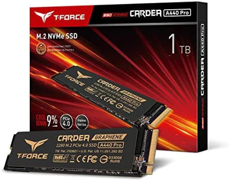 Unidad de estado solido TEAMGROUP CARDEA A440 PRO 1TB, M.2 2280 PCIe 4.0 x4 NVMe 1.4