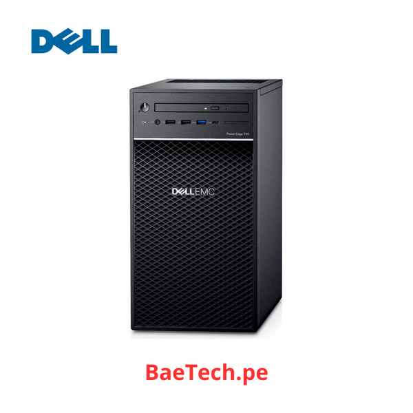 Servidor Dell PowerEdge T40, Xeon E-2224G 3.5GHz, 8MB/4C, 8GB 3200MT/s UDIMM 1TB SATA 7.2K