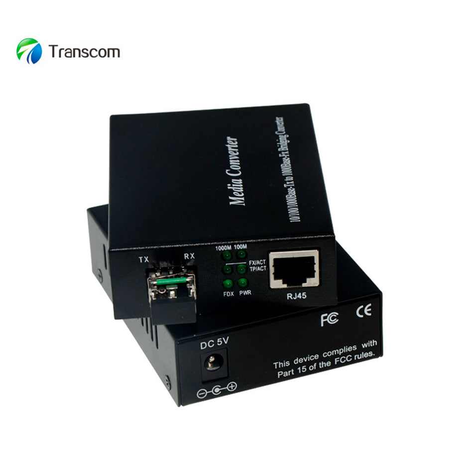 Media Converter - Dual Fiber 10/100/1000M 1310nm SM 20Km SC