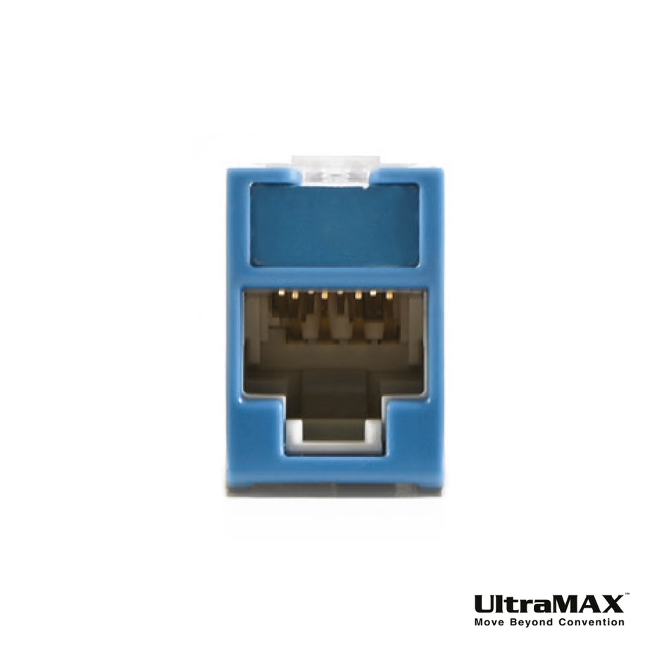 SIEMON U6-H06NB Jack RJ-45 Cat6 UltraMAX para Placas Plano/Angular color Azul (No incluye íconos Z-ICON-**B)
