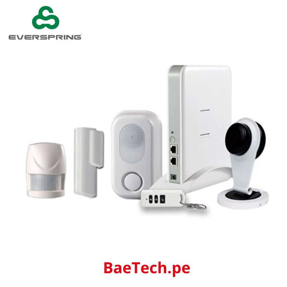 EVERSPRING UHSC04R Kit de alarma inalámbrico Homesys + cámara