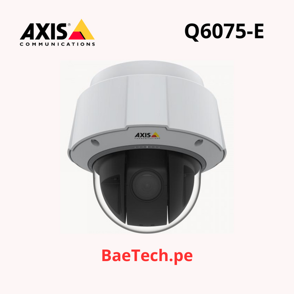 AXIS Q6075-E PTZ Network - Cámara Domo PTZ para exteriores 1080p y zoom óptico de 40x