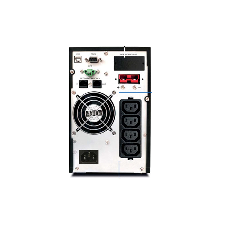 UPS CDP UPO11-1AXI, On-Line, 1000VA, 1000W, 220VAC, 4 salidas IEC-C13/14 .