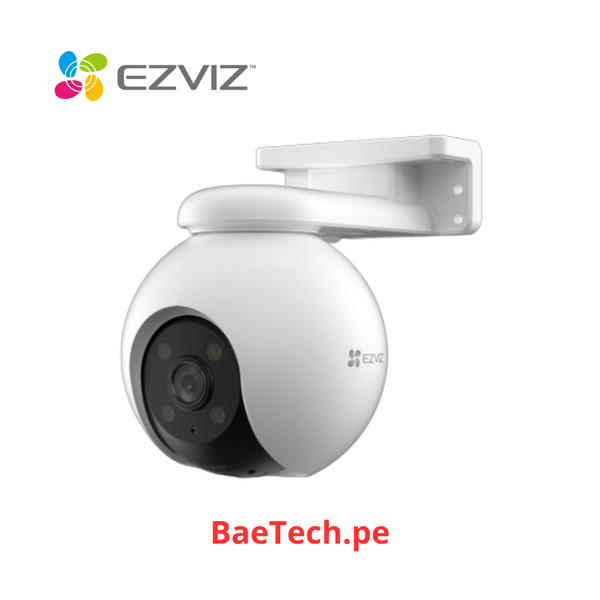 Cámara de Seguridad EZVIZ H8 PRO WIFI 3K 5MP PT 360º Audio bidireccional Detección Humano, Vehículo y Gesto de mano Autotraking