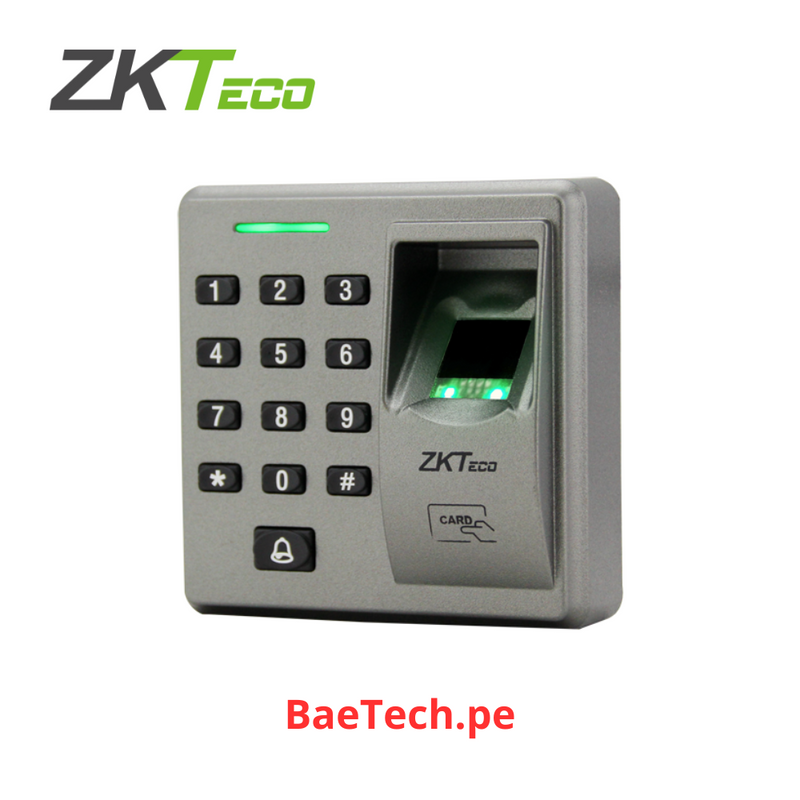 Lector esclavo de huella y tarjeta de proximidad RFID 125khz, ZKTECO FR1300 RS485 con teclado numerico 12V
