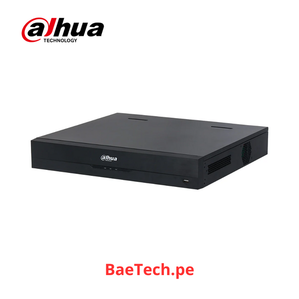 DAHUA Grabador NVR 32CH - 16 Puertos POE, 384Mbps, 4HDD hasta 16TB, WIZSENSE, ACUPICK, AI, ANPR - DHI-NVR5432-16P-EI