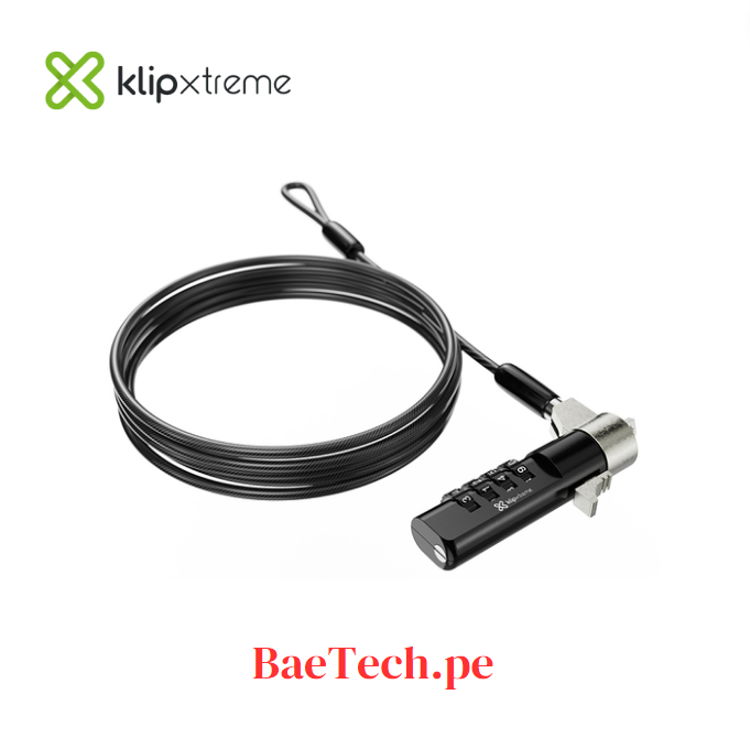 Cable de Seguridad Bolt C Para LAPTOPS KSD-360 - Klip Xtreme