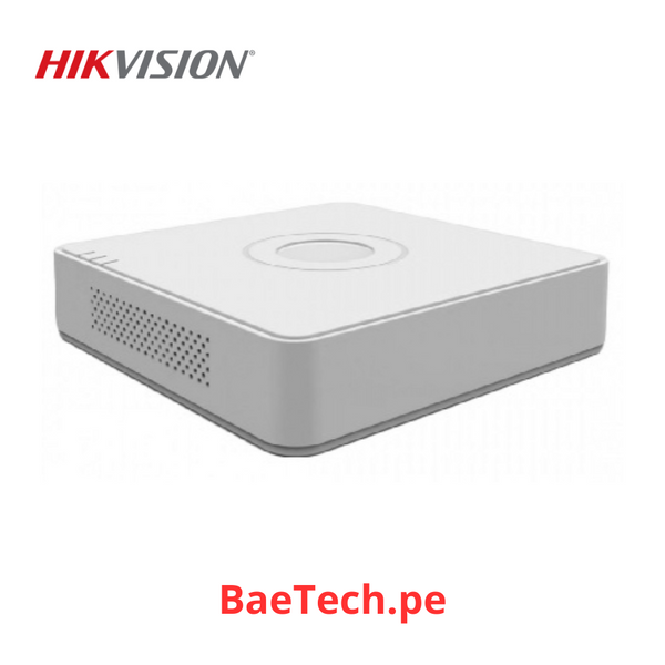 HIKVISION DS-7104NI-Q1/4P - GRABADOR NVR 4Ch (4POE) | HASTA 4Mp 1080P | TASA 25/40Mbps | Salida HDMI/VGA | Soporta 1HDD | TCP/IP 10/100Tx. Soporta 4Ch IP
