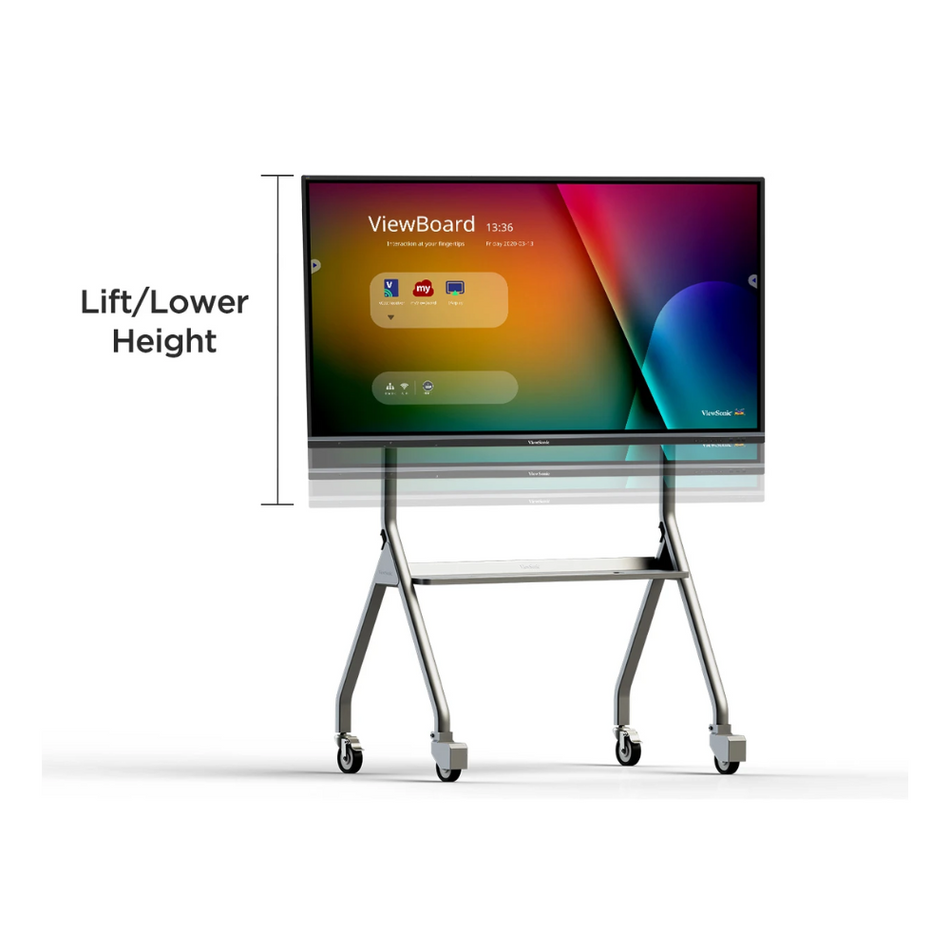 ViewSonic VB-STND-005 Soporte para pantalla - Hasta 248.9cm (98") para pantalla plana